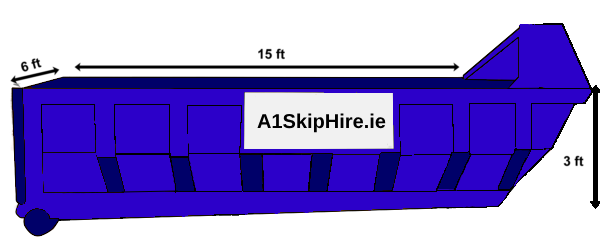 20cy Roro 2in1 Roro 15 Cy - Skips for Hire Dublin IE